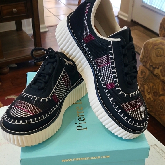 NIB Pierre Dumas Sweet-1 platform sneakers size 8.5 - Picture 1 of 10